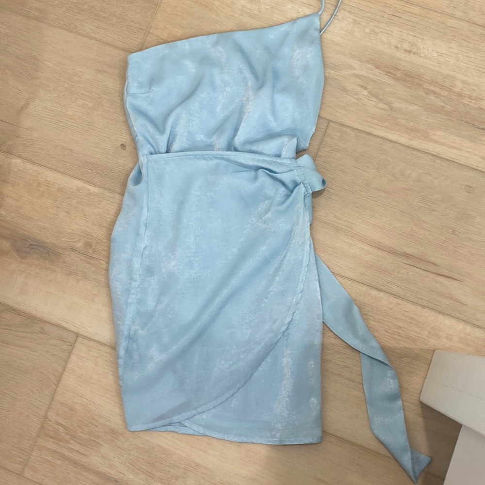 one shoulder dress from lucy in the sky